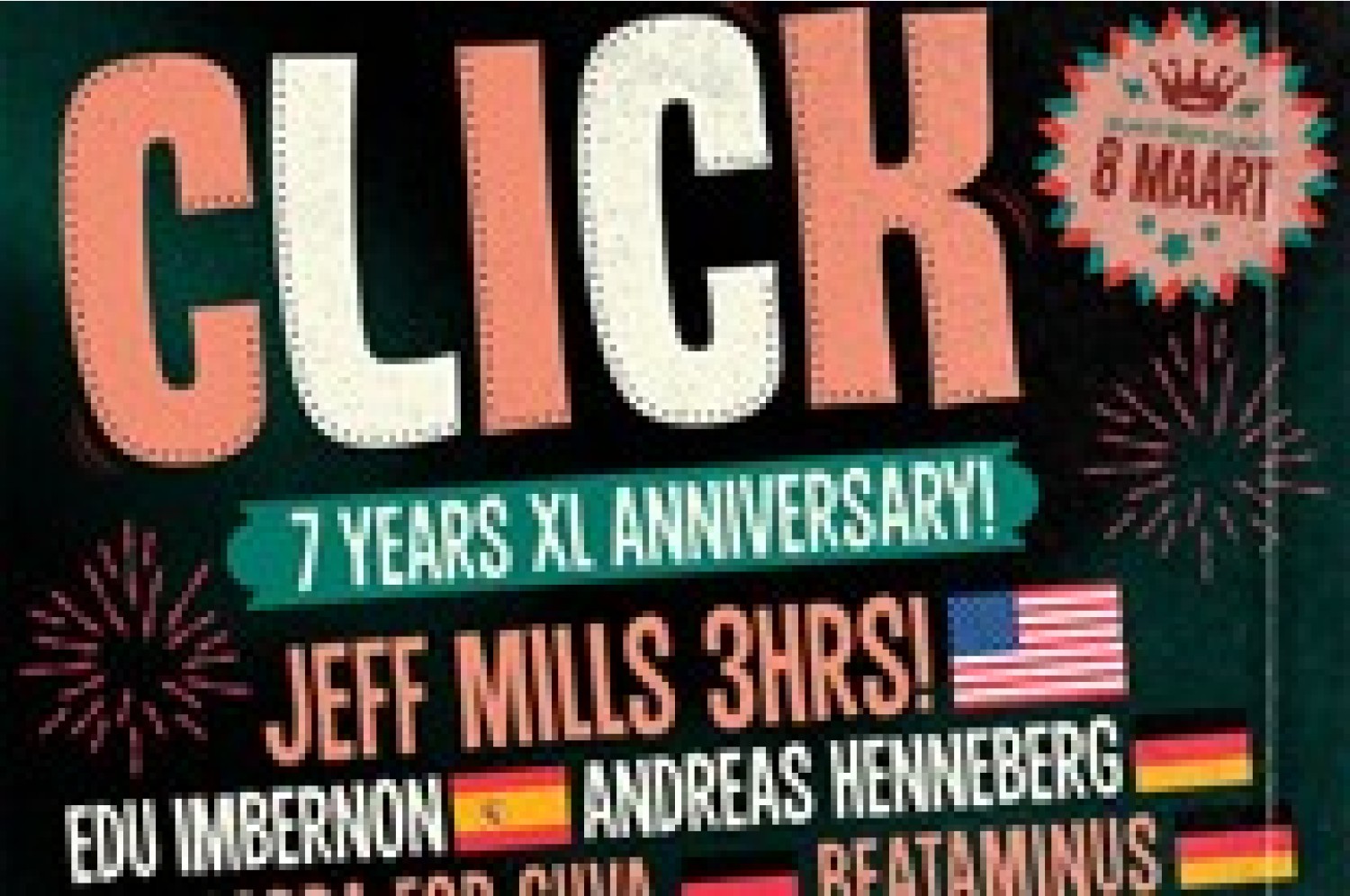 Party nieuws: Click 7 years XL Anniversary volledig programma bekend!
