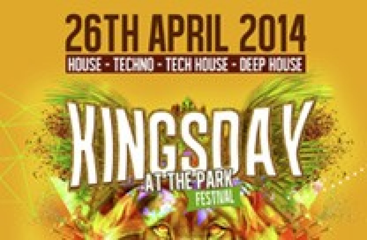 Party nieuws: Kingsday at the Park, zaterdag 26 april, Mheenpark