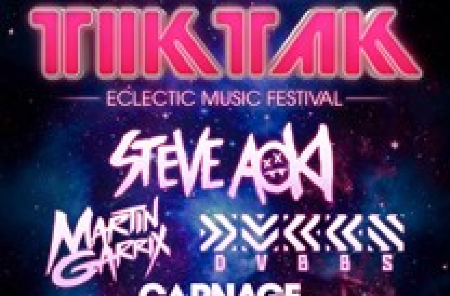 Party nieuws: Steve Aoki en Yellow Claw op TIKTAK Festival
