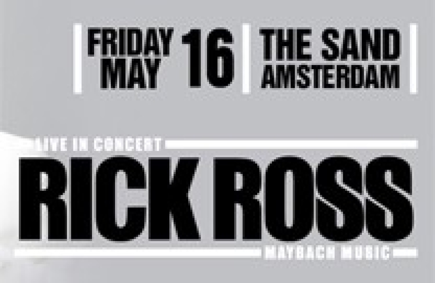 Party nieuws: Hiphopsensatie Rick Ross terug naar Nederland