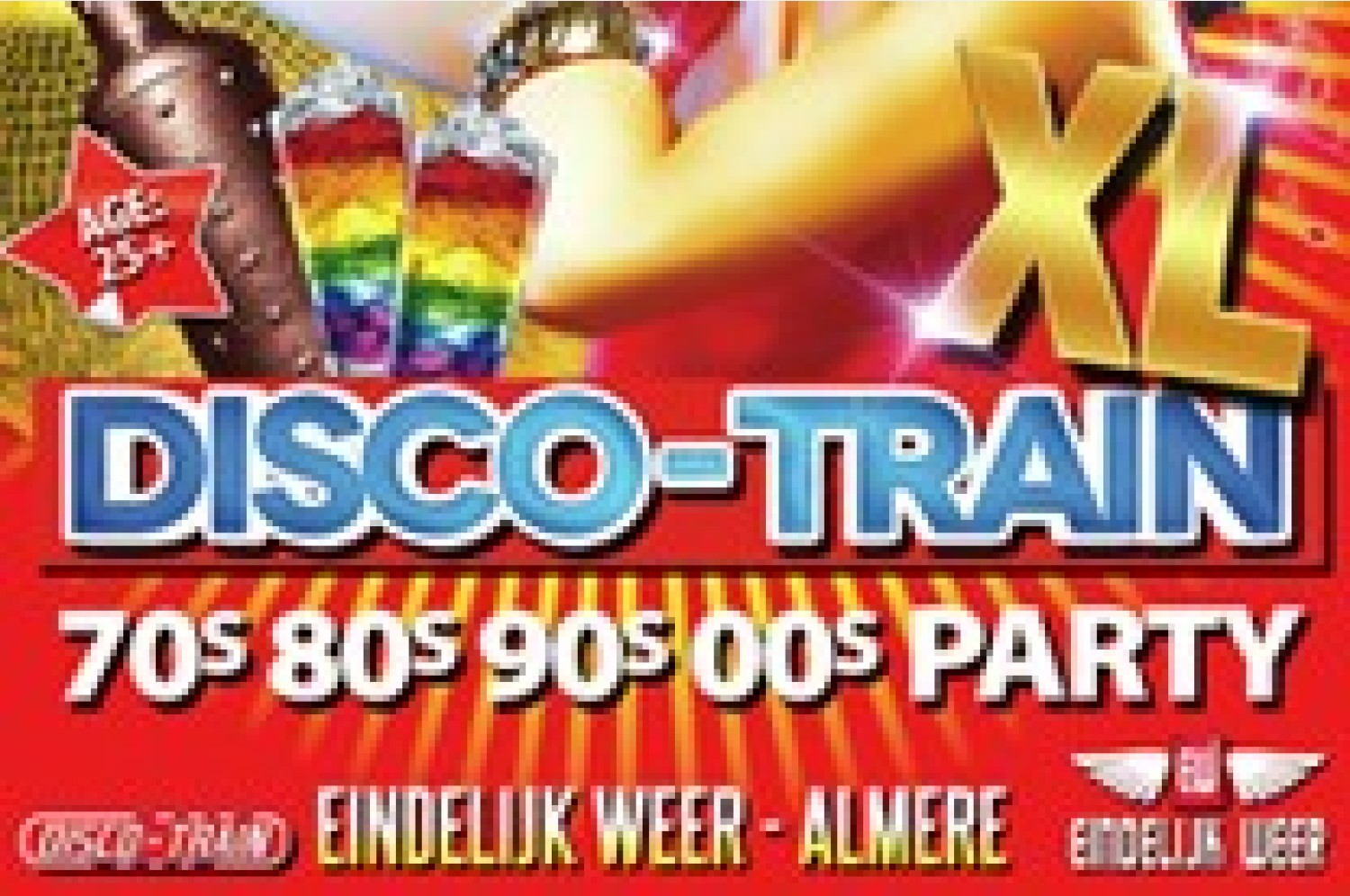 Party nieuws: De Disco-Train arriveert in Almere bij Eindelijk Weer!