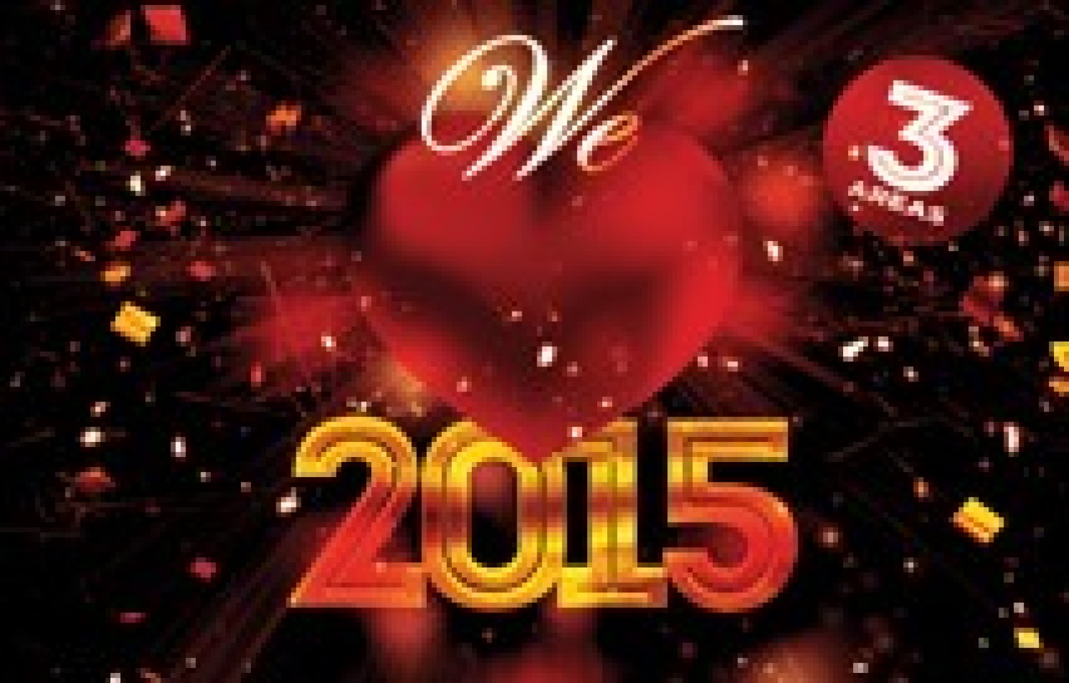Party nieuws: We Love 2015, NYE in de monumentale Lichtfabriek