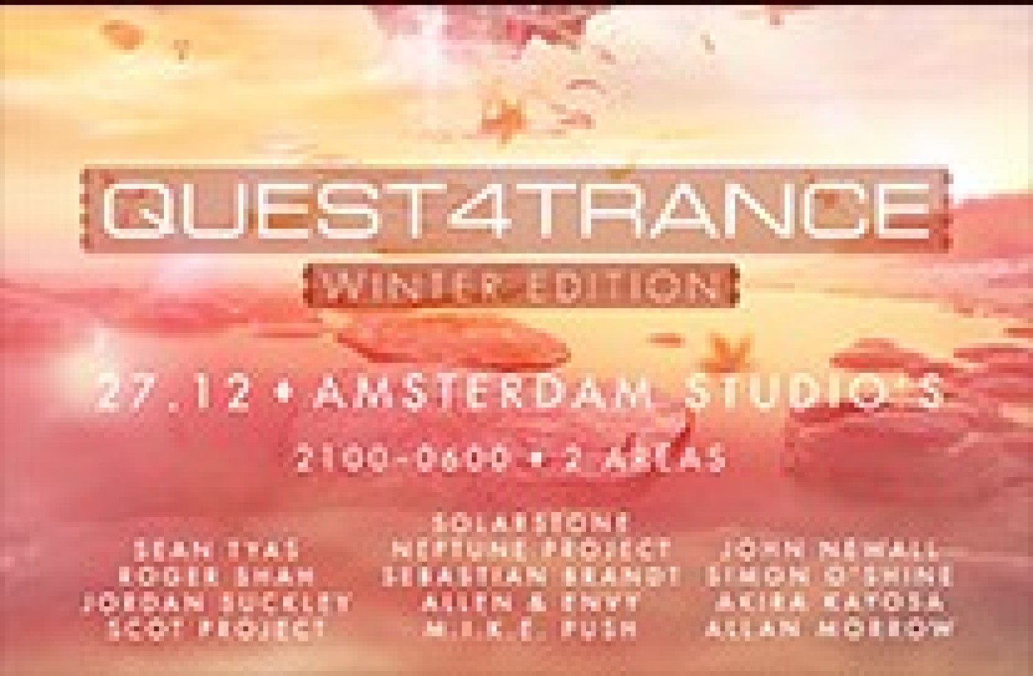 Party nieuws: Line-up Quest4Trance The Winter Edition compleet