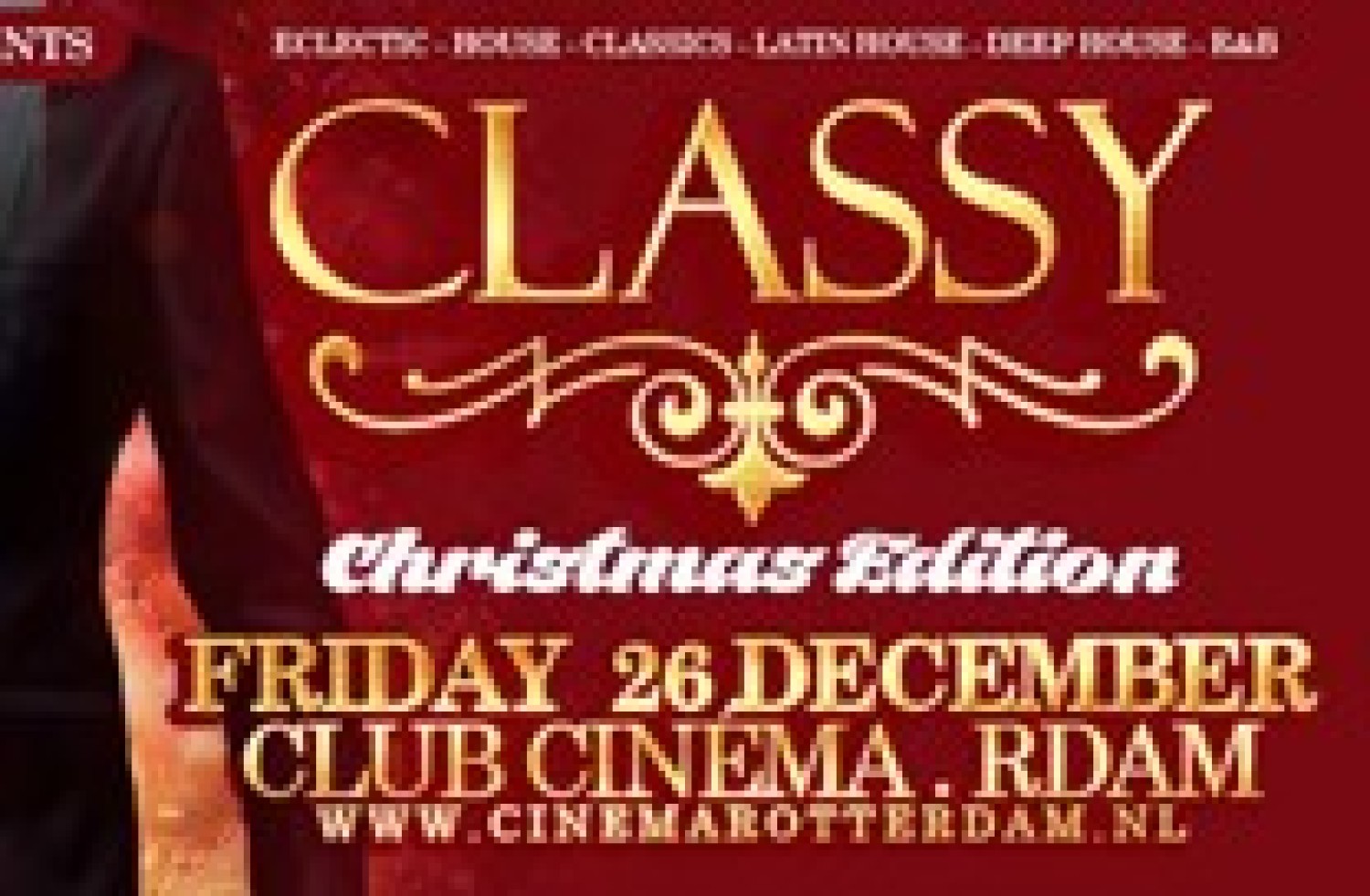 Party nieuws: Classy Christmas Edition op kerstdag in Cinema R'dam