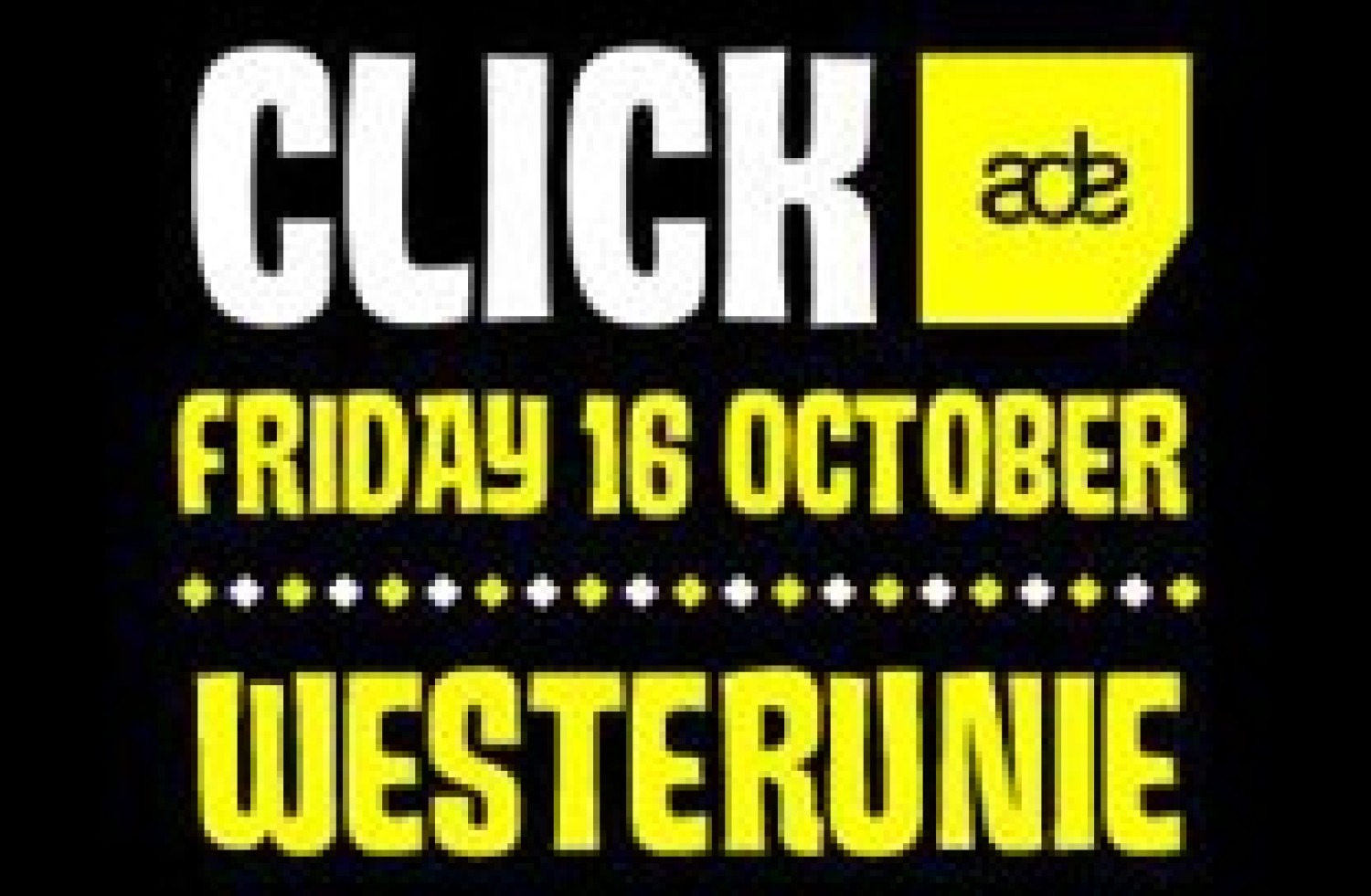 Party nieuws: CLICK returns to ADE with 4 rooms for rave of the year!
