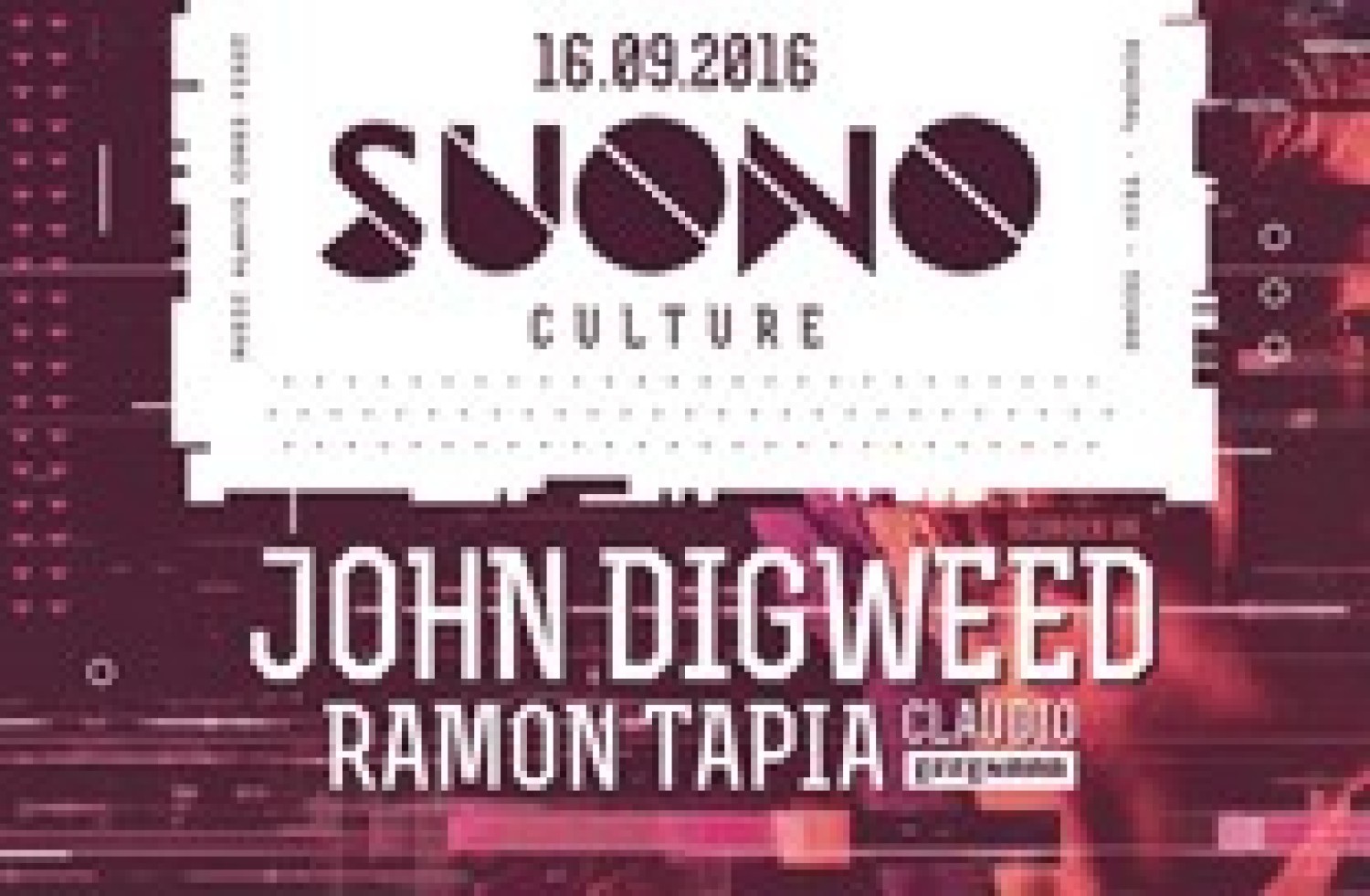 Party nieuws: John Digweed bij Suono Culture in de Effenaar!