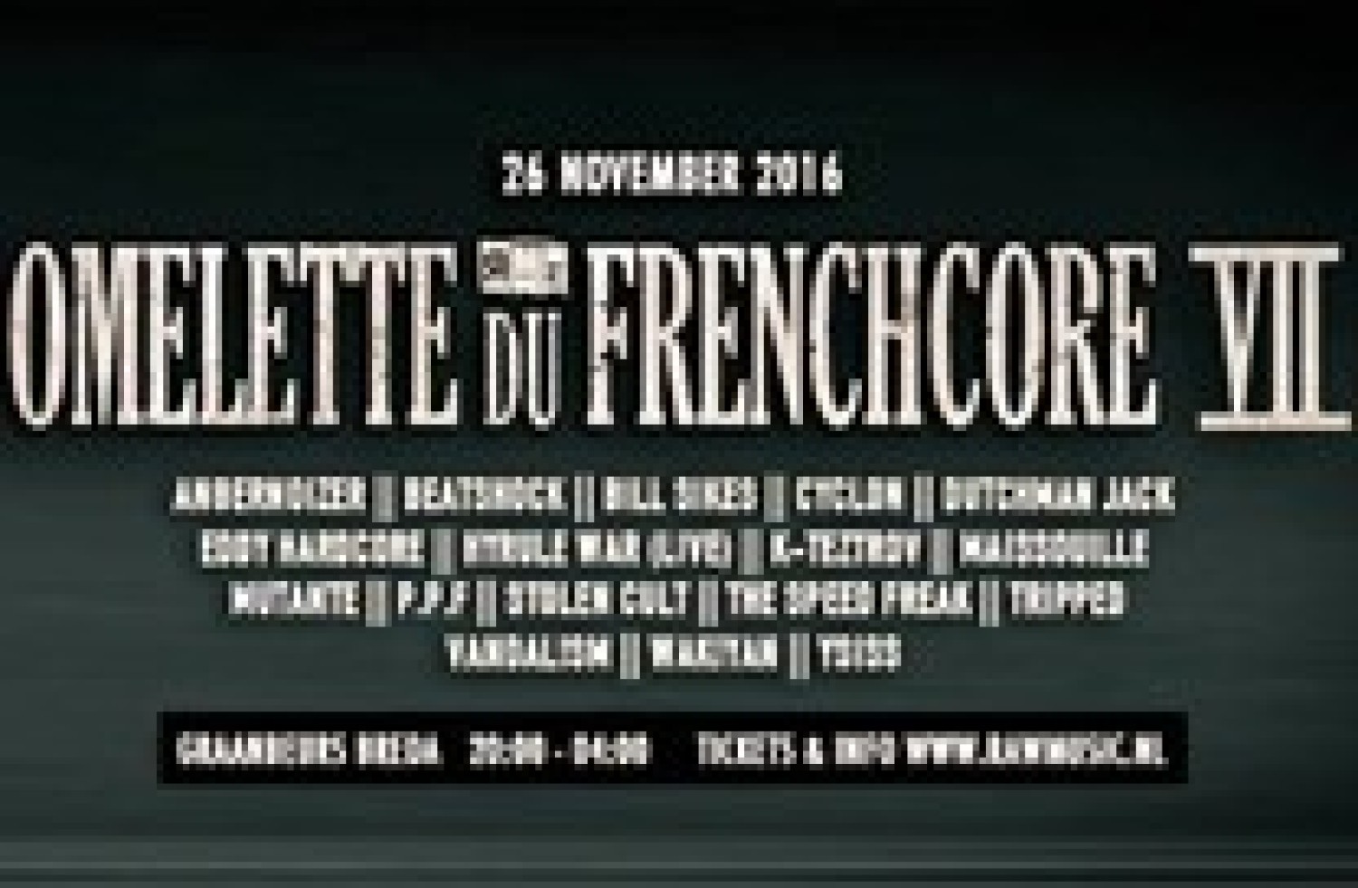 Party nieuws: Omelette du Frenchcore returns to De Graanbeurs