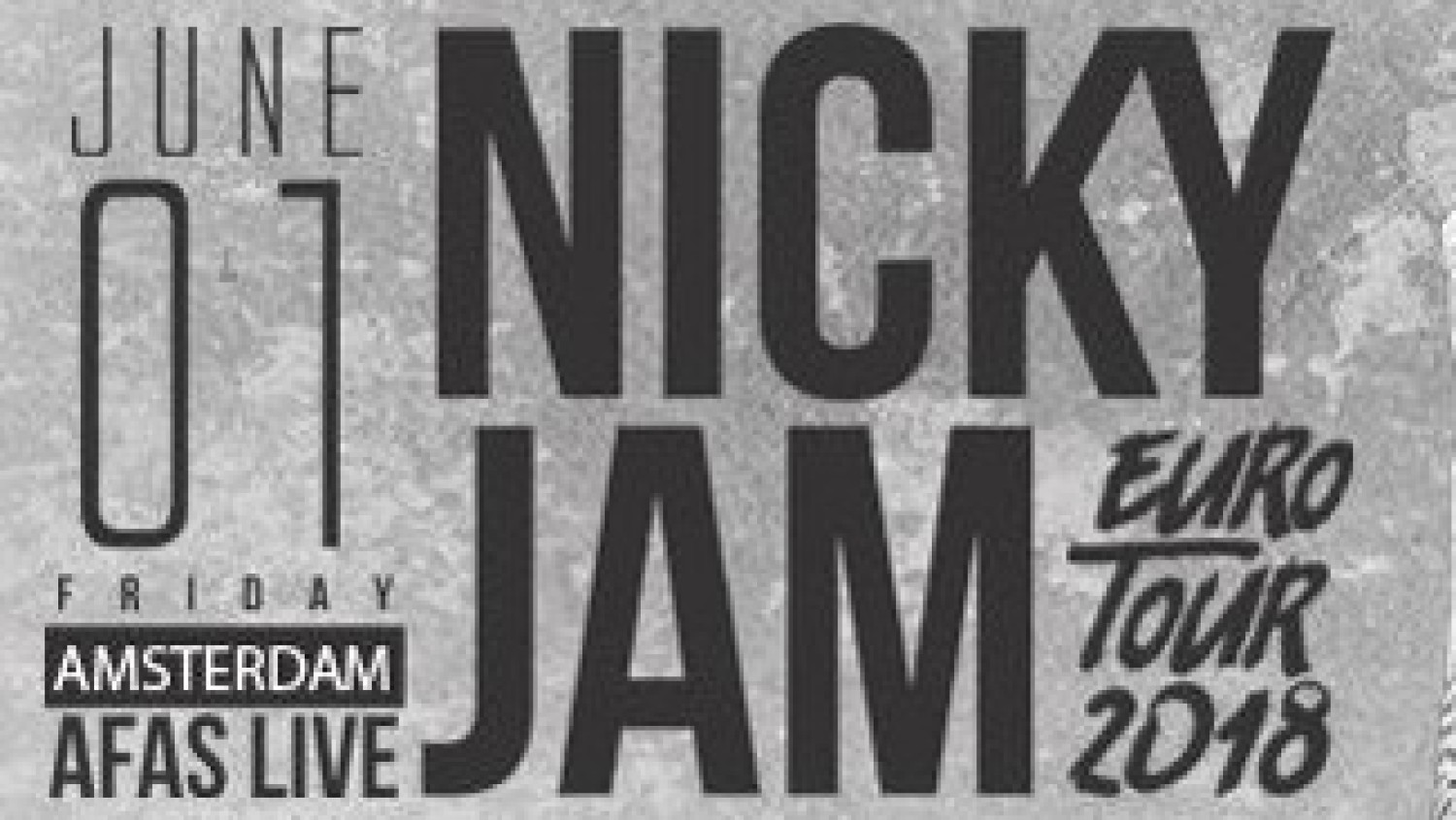 Party nieuws: Reggaetonzanger Nicky Jam naar AFAS Live 1 juni!