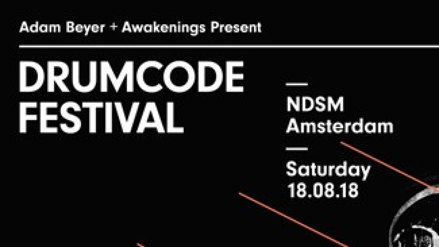 Party nieuws: Volledige line-up en timetable voor Drumcode Festival