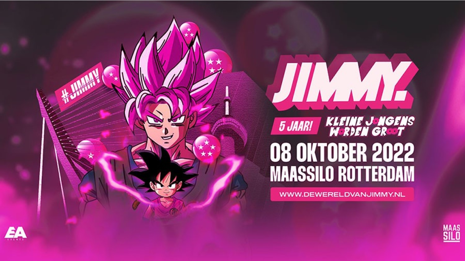 Party nieuws: JIMMY. in Maassilo verplaatst naar 8 oktober 2022