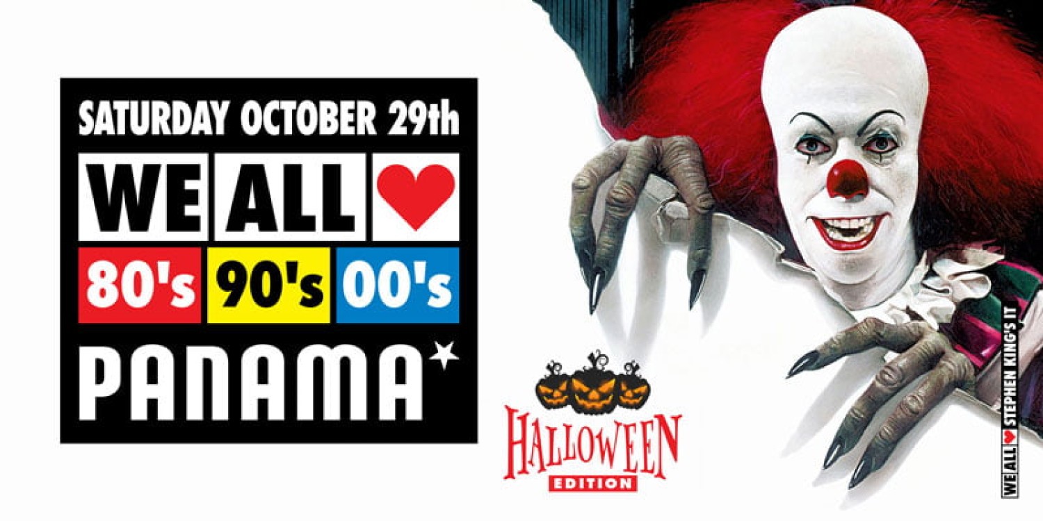 Party nieuws: We All Love 80's 90's 00s Scary Halloween Edition