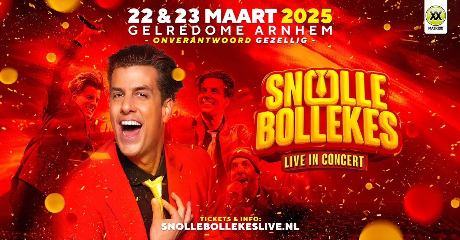 Party nieuws: Pre-registratie Snollebollekes Live in Concert 2025