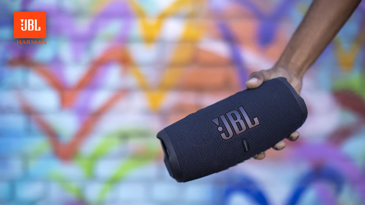Maak kans op een draagbare JBL Charge 5 Bluetooth speaker!