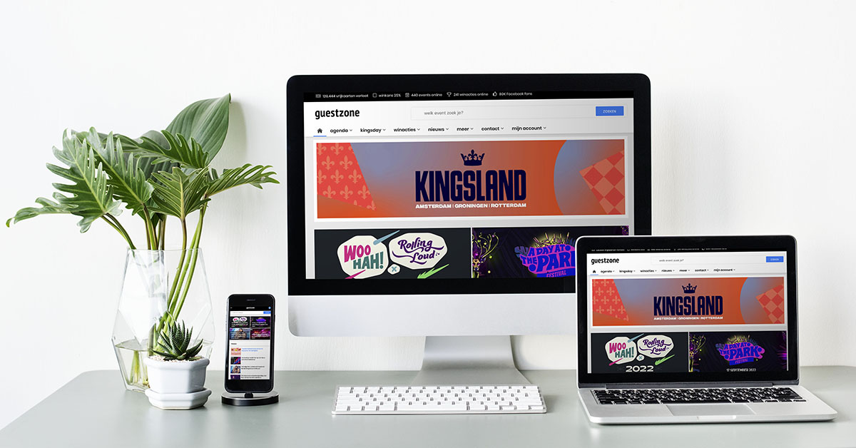 een nieuwe website