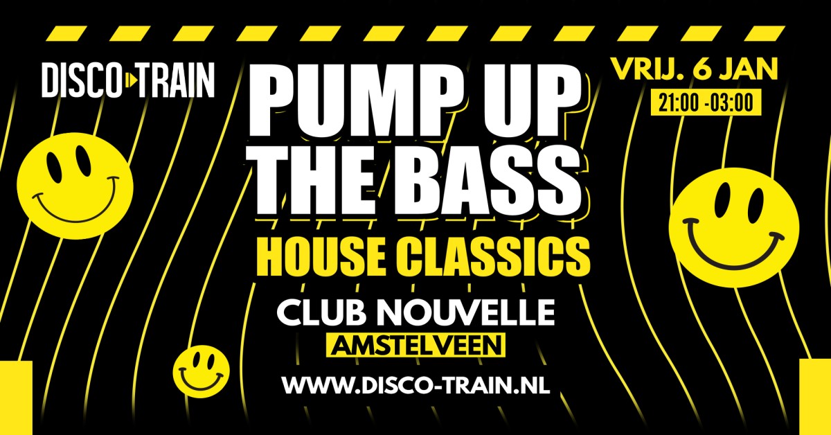 Pump Up The Bass terug naar Club Nouvelle Amstelveen