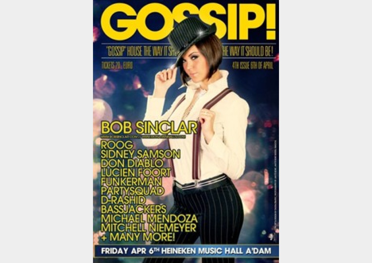 Party nieuws: Gossip! XXL Edition in Heineken Music Hall op 6 april