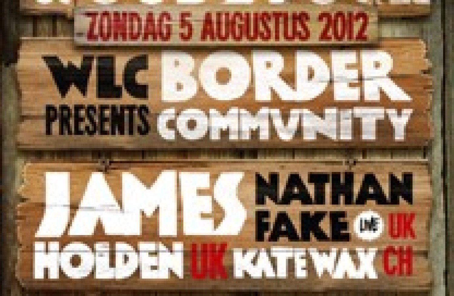 Party nieuws: WLC invites James Holden & Nathan Fake