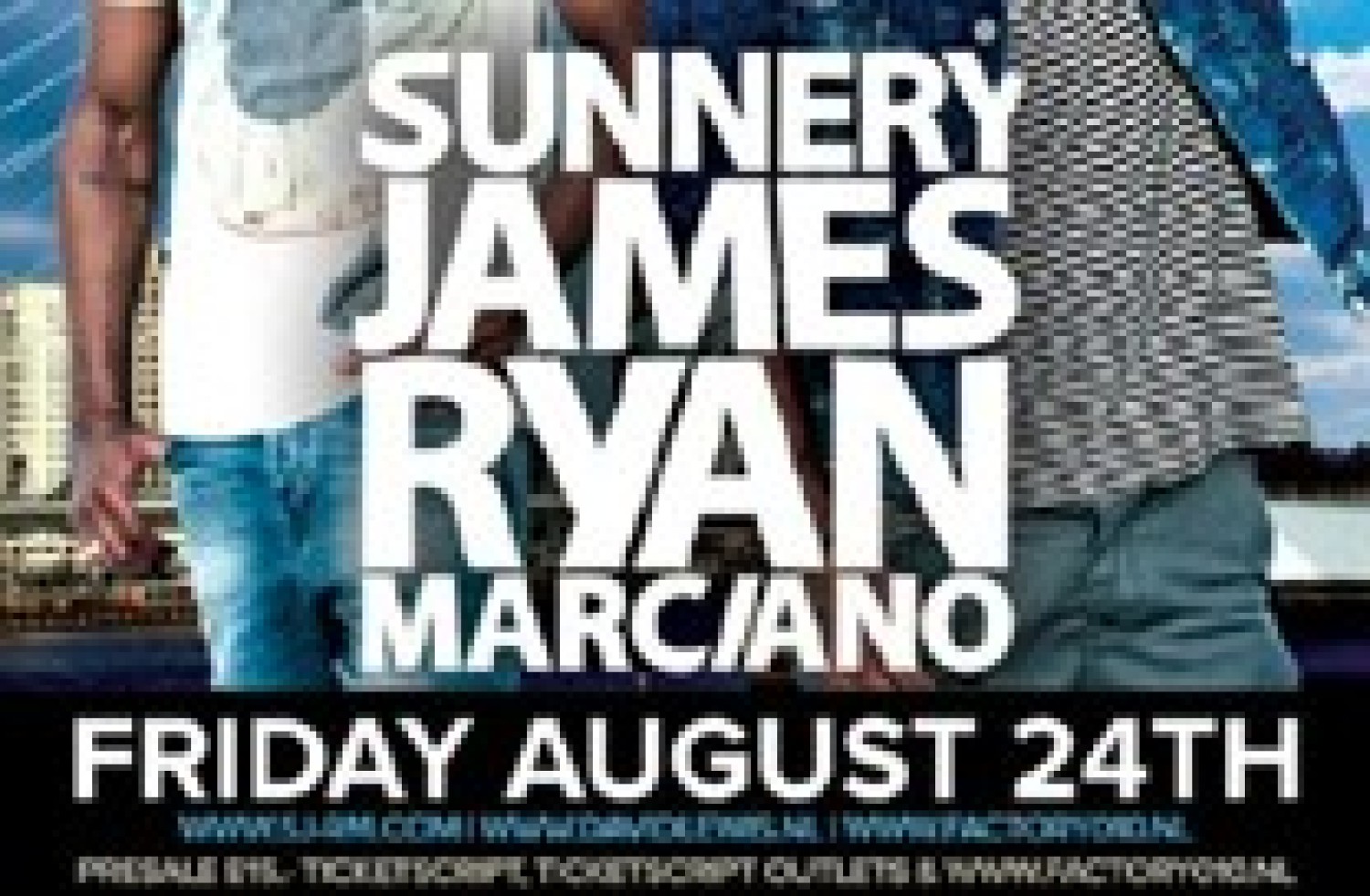 Party nieuws: Sunnery James & Ryan Marciano @ Factory 010