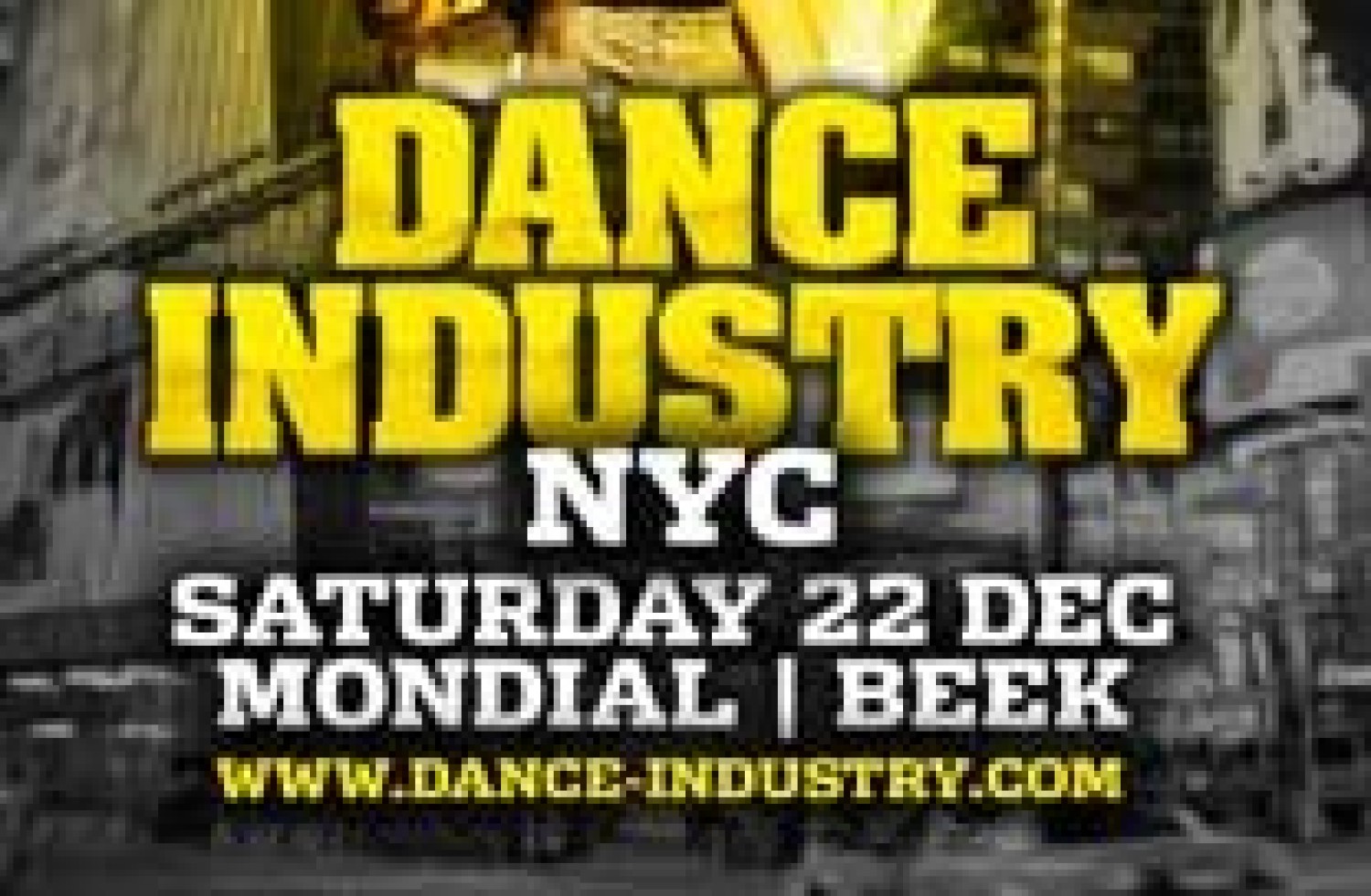 Party nieuws: Dance Industry nodigt wereldsterren uit op 22 december