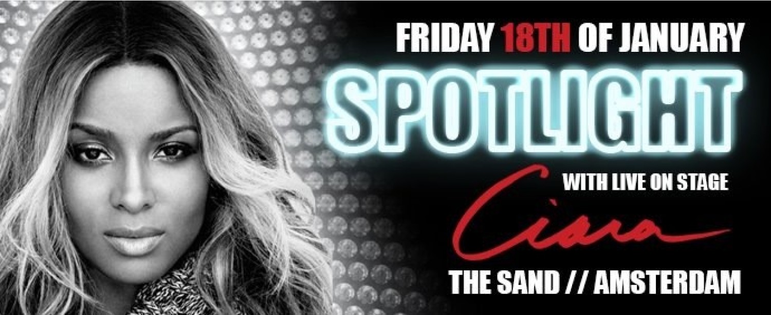 Party nieuws: Spotlight met live performance by Ciara in The Sand
