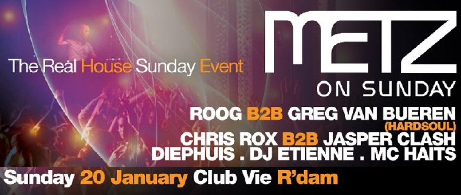 Party nieuws: Metz op 20 januari met dikke Line Up in Club Vie