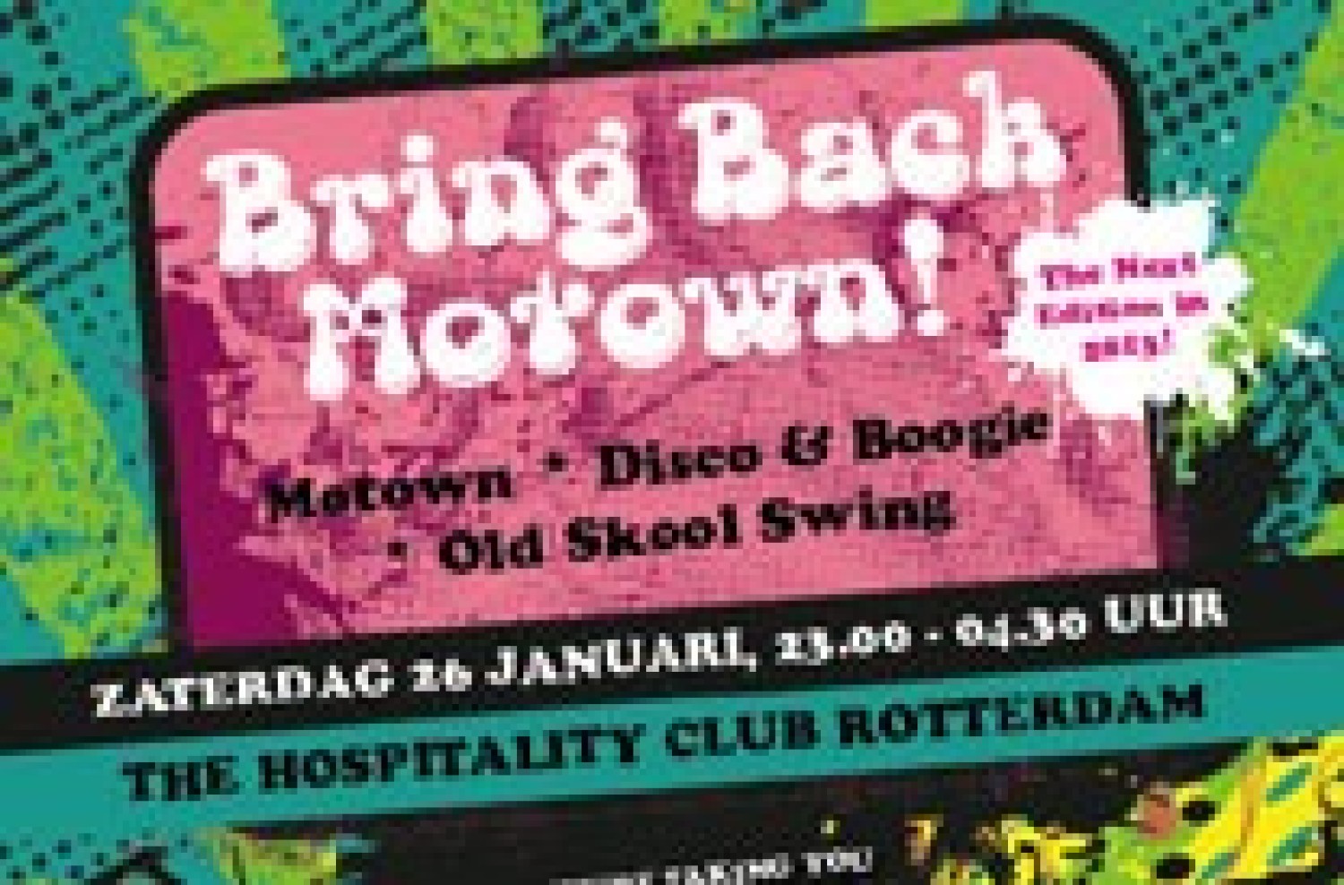 Party nieuws: Bring Back Motown op zaterdag 26 januari!