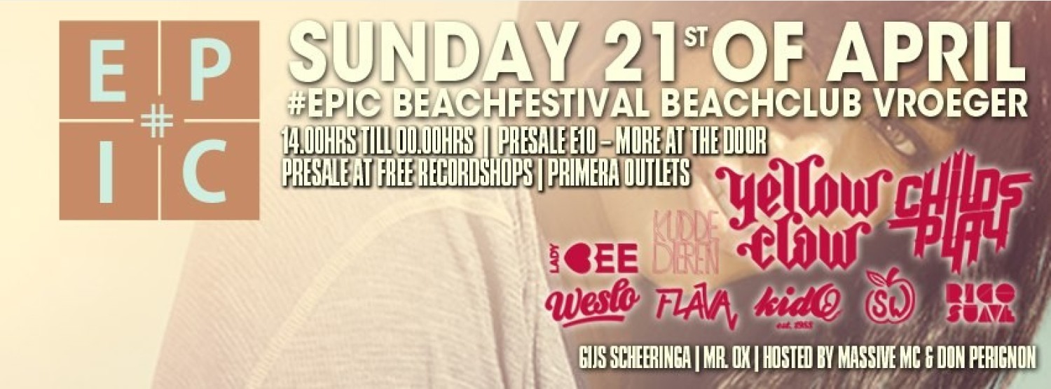 Party nieuws: Epic organiseert Beach Festival samen met Dancehall