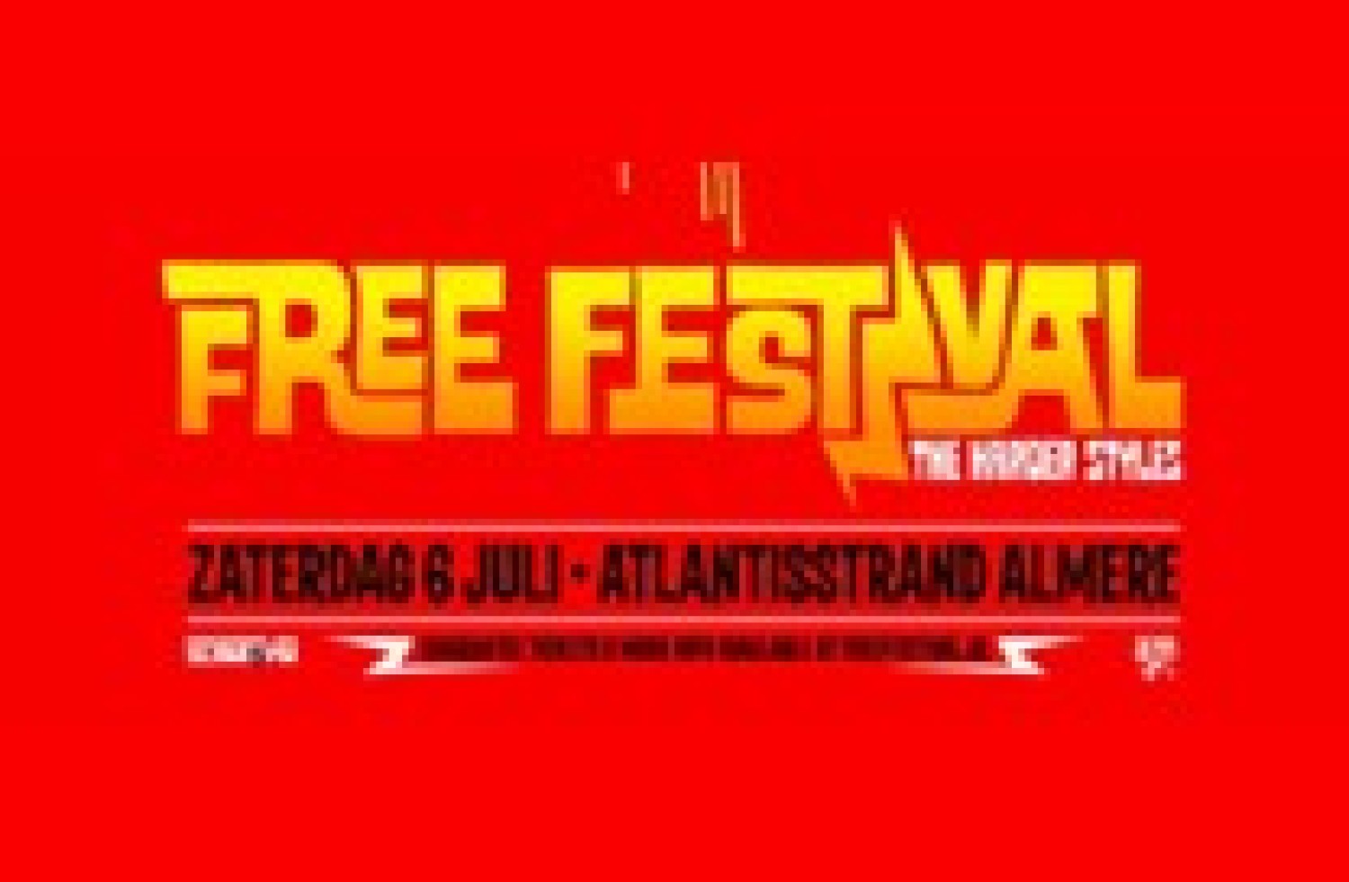 Party report: Free Festival (The Harder Styles), Atlantisstrand, 6 juli 2013