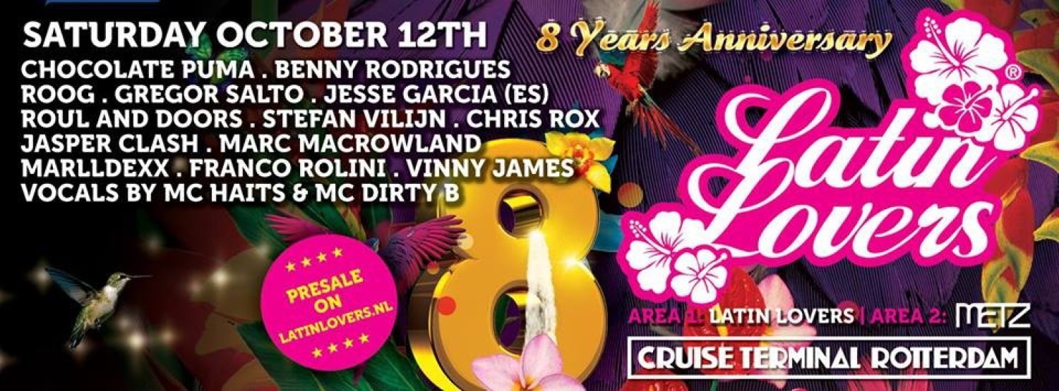 Party nieuws: Line up 8 Years Anniversary bekend!