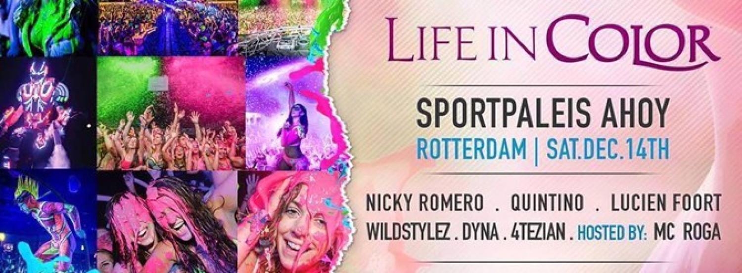 Party nieuws: ID&T brengt Life in Color naar Rotterdam