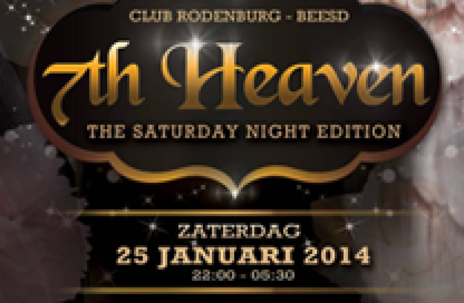 Party nieuws: 7th Heaven in Club Rodenburg op zaterdag 25 januari