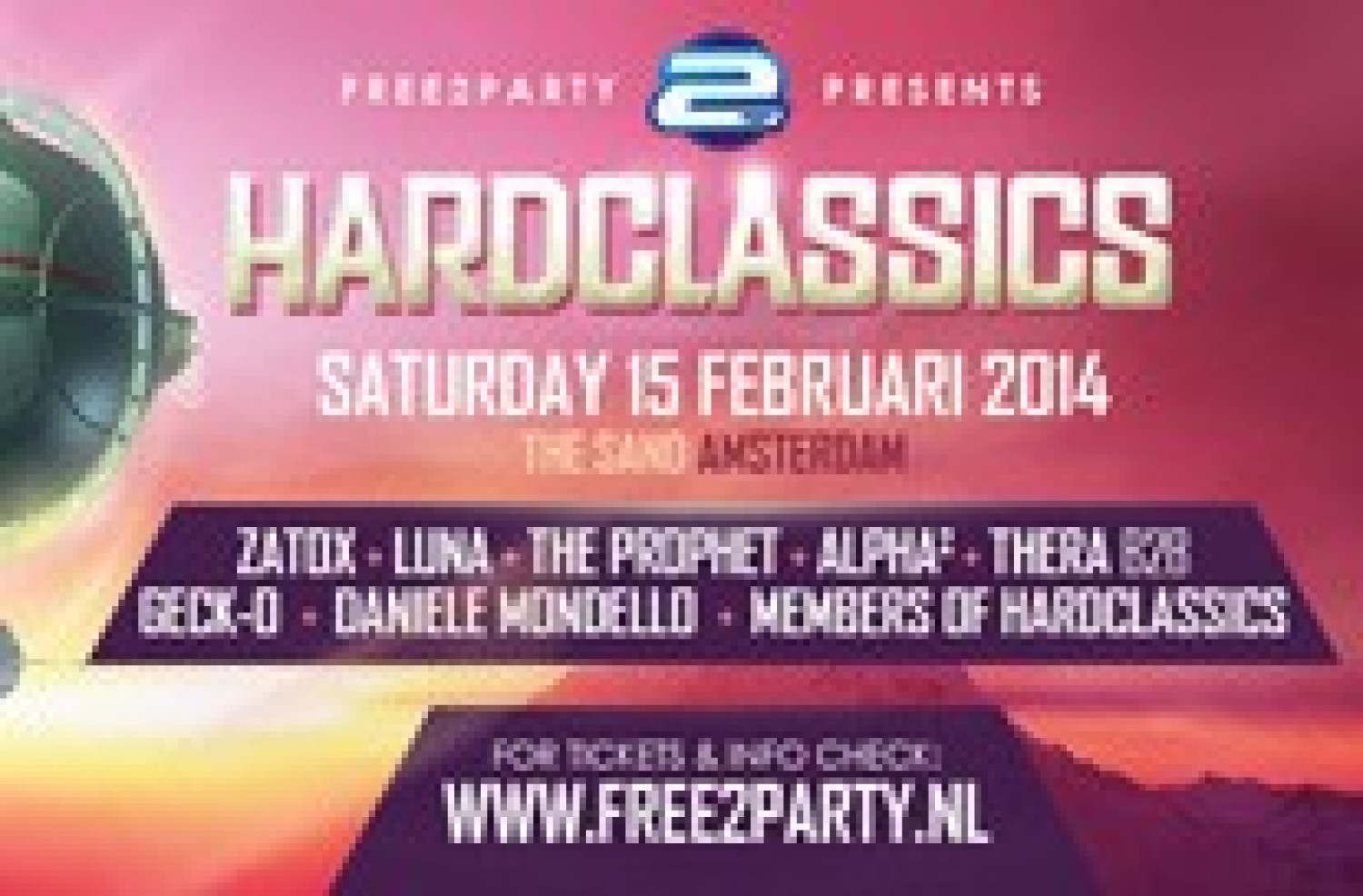 Party nieuws: HardClassics, zaterdag 15 februari in The Sand Amsterdam