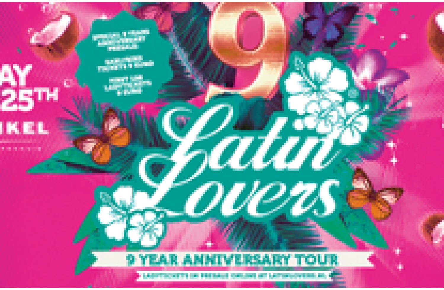 Party nieuws: Latin Lovers 9 Year Anniversary in de Winkel van Sinkel