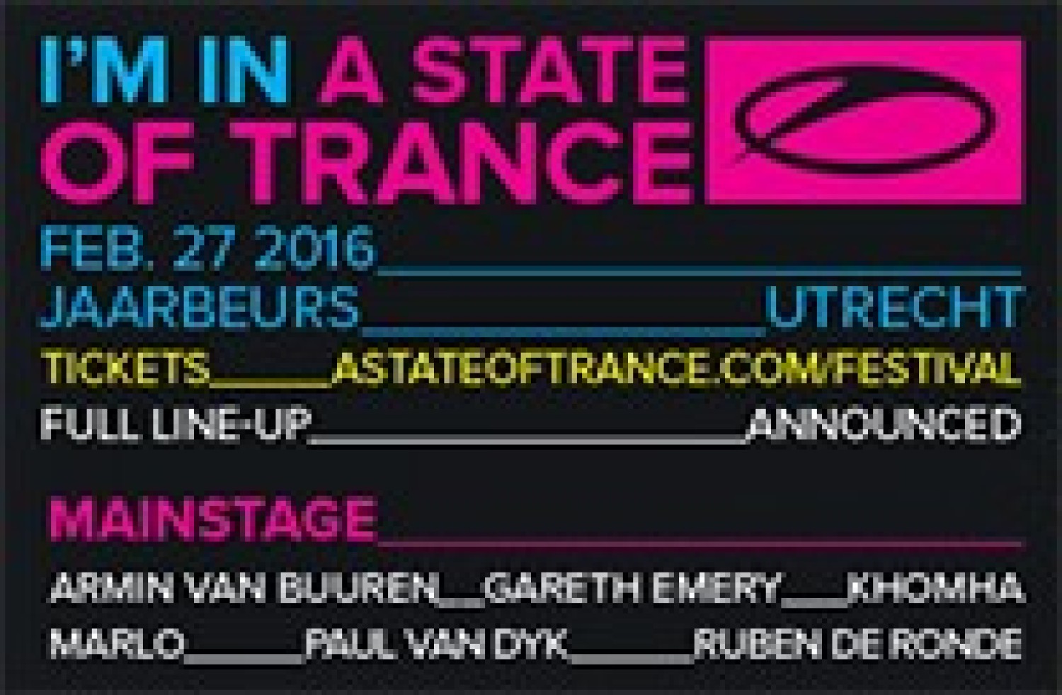 Party report: A State of Trance Festival, Utrecht (27-02-2016)