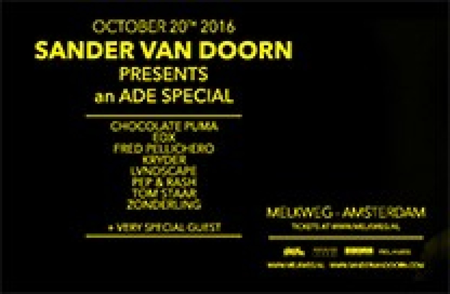 Party report: Sander van Doorn Presents An ADE Special, Amsterdam (20-10-2016)