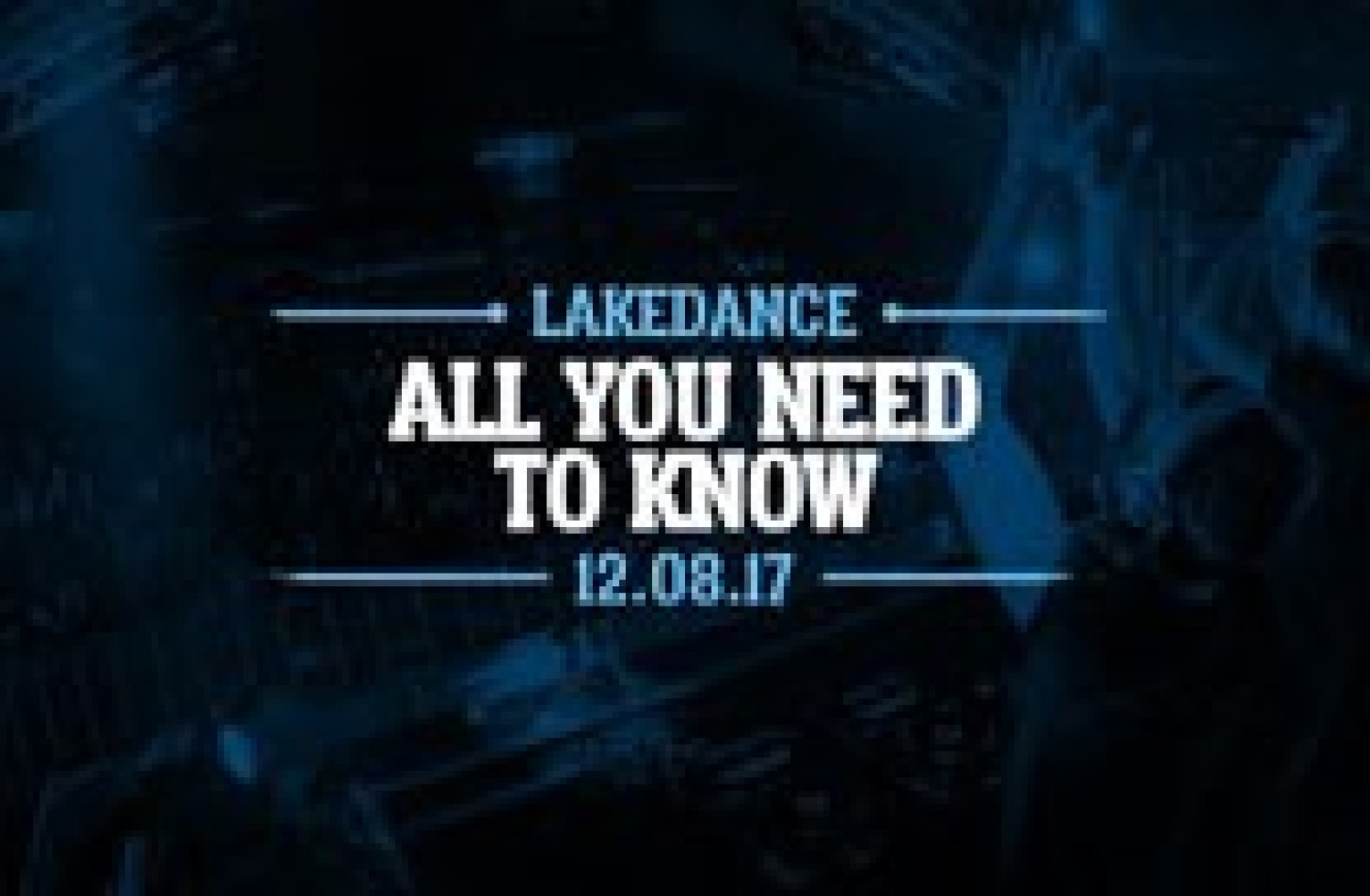 Party nieuws: Laatste info voor Lakedance aanstaande zaterdag!