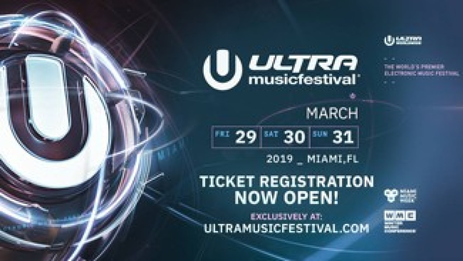 Party nieuws: Pre-registratie Ultra Music Festival Miami 2019 gestart!