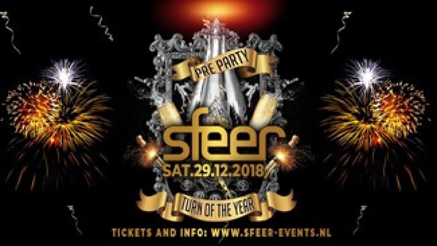 Party nieuws: Tickets SFEER - Turn of the Year met 10 EURO voordeel!