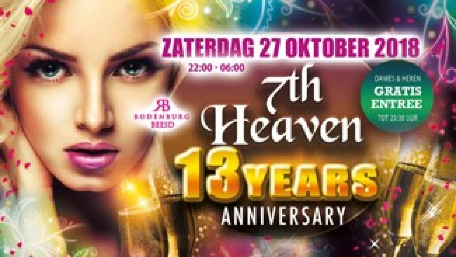 Party nieuws: 7th Heaven Events viert haar 13e verjaardag!