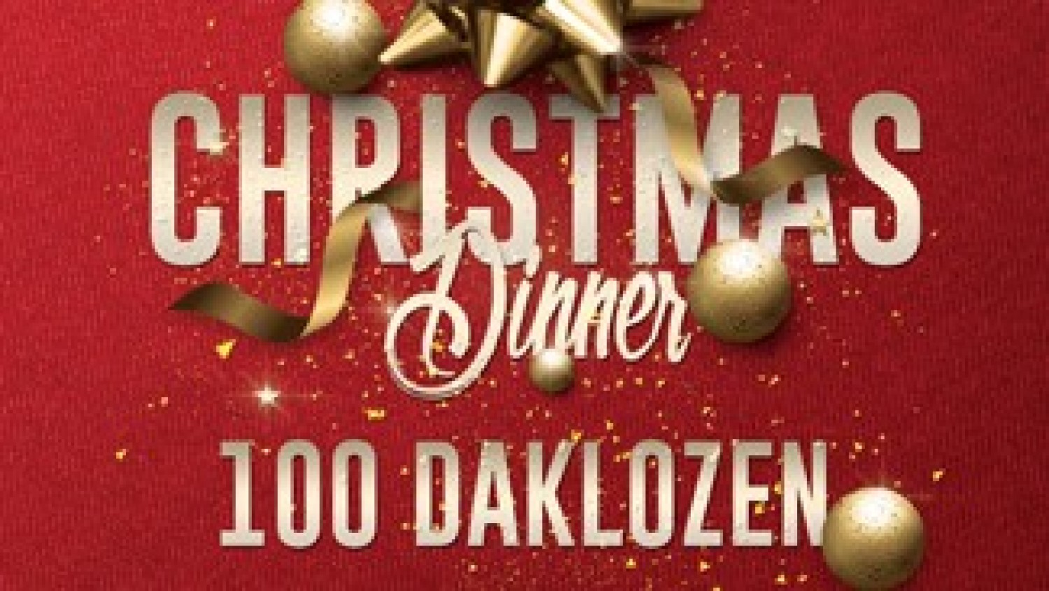 Party nieuws: Sponsors gezocht voor Daklozen Diner op 2e Kerstdag