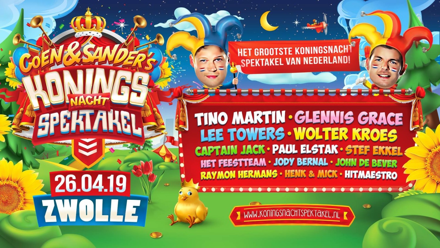Party nieuws: Het grootste Koningsnacht Spektakel van Nederland!