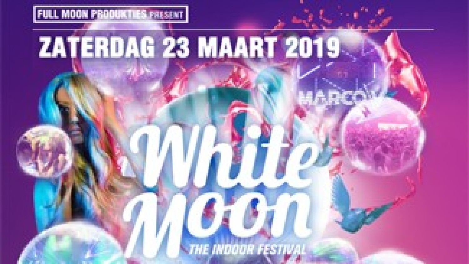 Party nieuws: White Moon maakt line-up bekend voor 23 maart