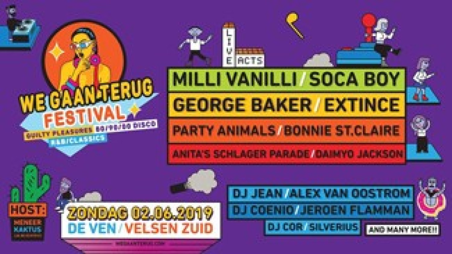 Party nieuws: We Gaan Terug Festival op zaterdag 2 juni met DJ Jean