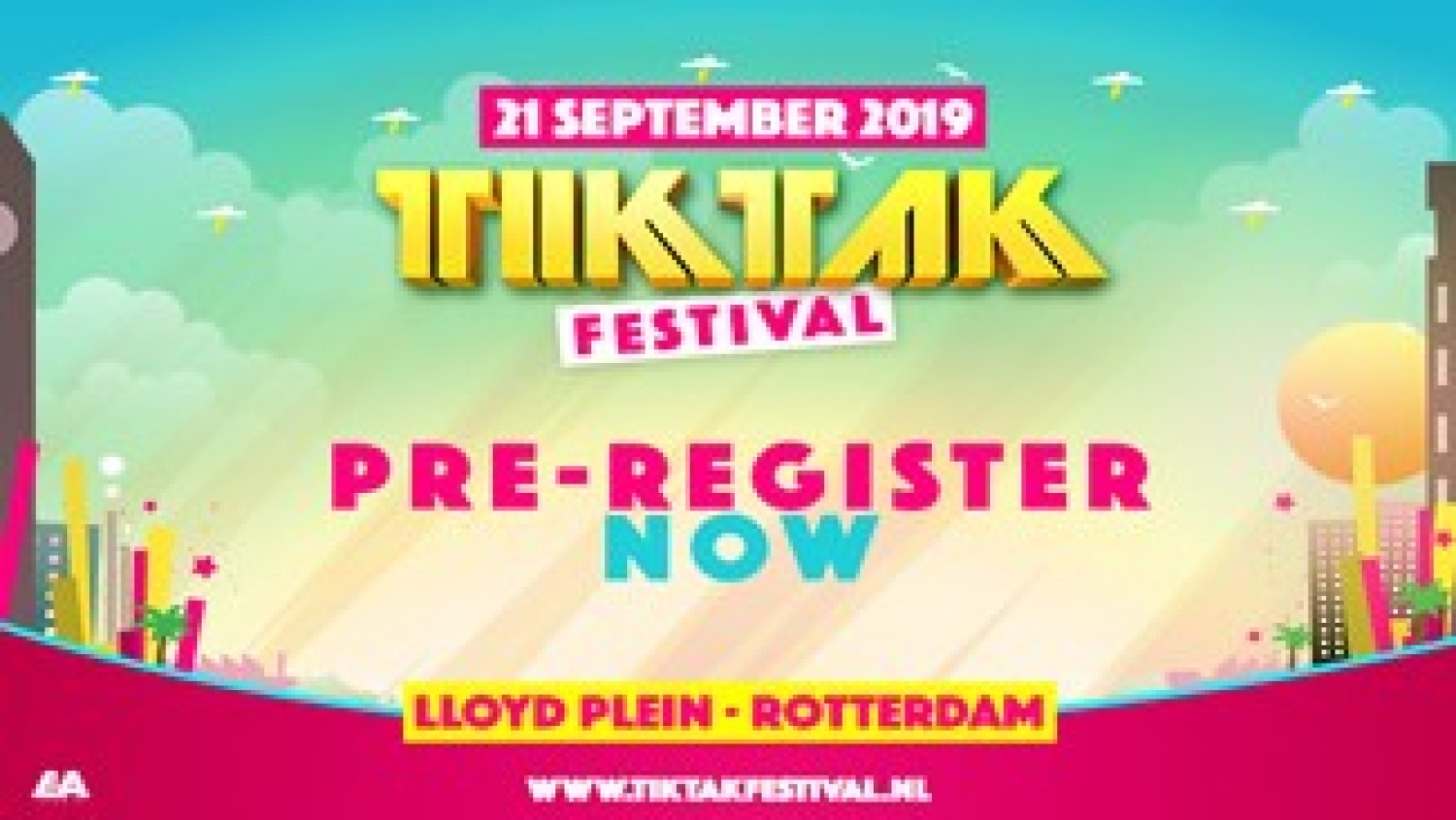 Party nieuws: TIKTAK komt september met festival naar Rotterdam!