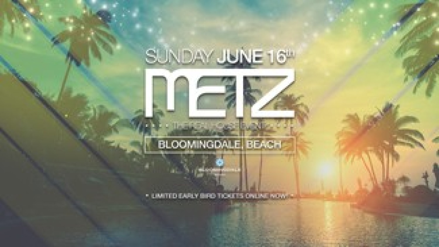 Party nieuws: Metz on the Beach bij Beachclub Bloomingdale in juni