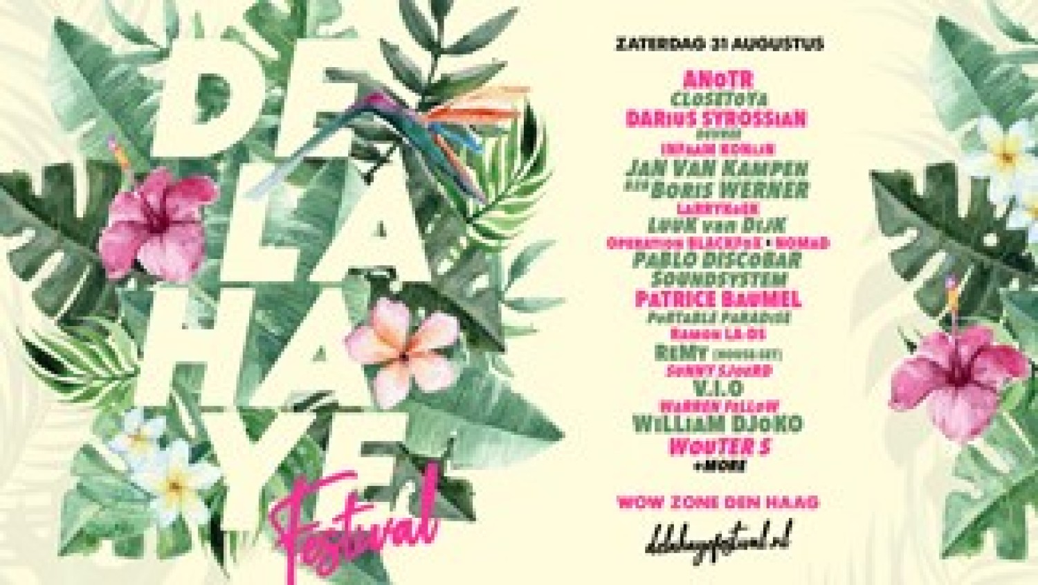 Party nieuws: Gloednieuw Festival in Den Haag met heerlijke line-up!