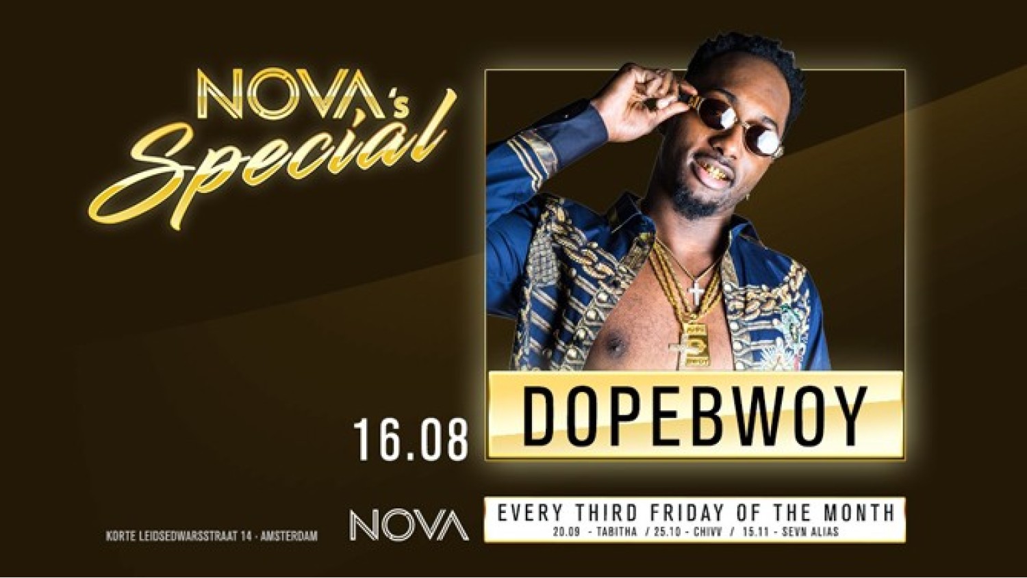 Party nieuws: Het dak eraf met Dopebwoy in Club Nova Amsterdam!
