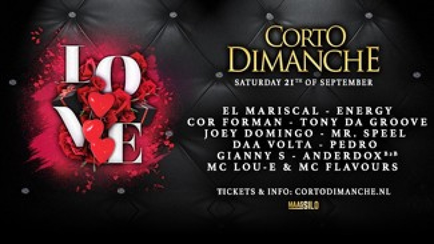Party nieuws: Corto Dimanche keert terug met 'The Love Edition'!