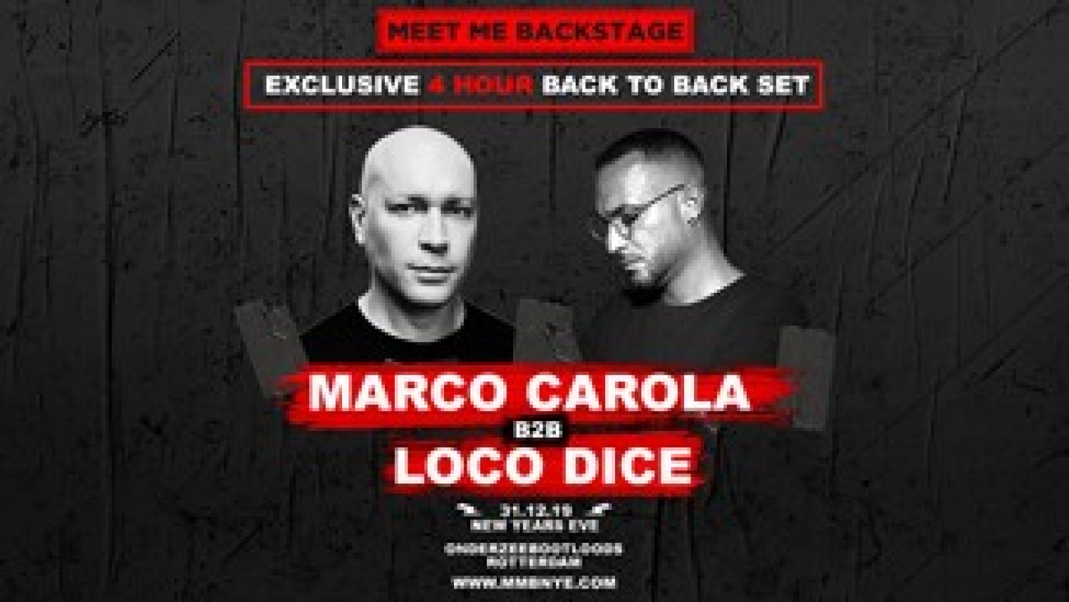 Party nieuws: Marco Carola en Loco Dice tijdens Meet Me Backstage