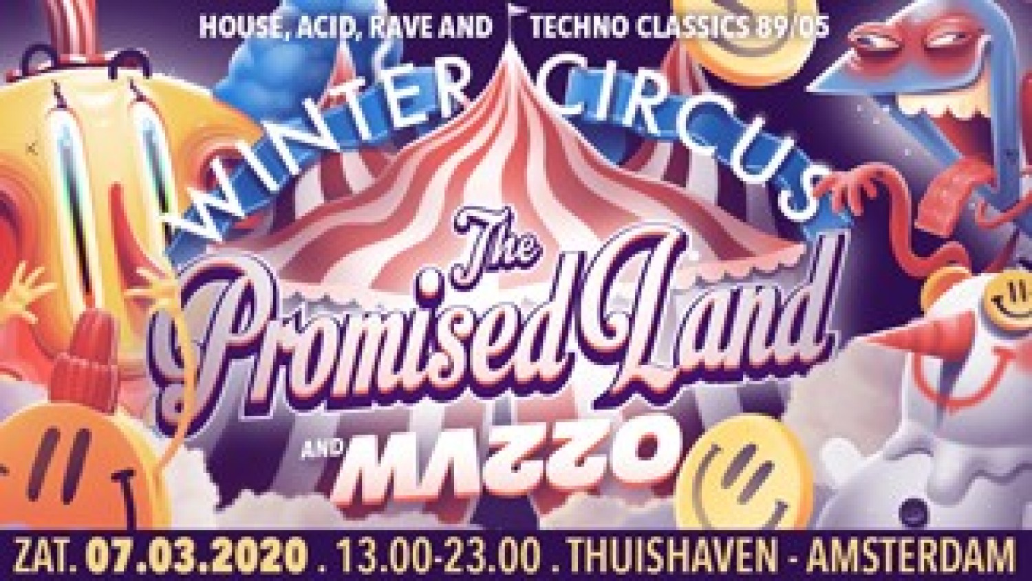 Party nieuws: Steve Rachmad op The Promised Land Winter Circus